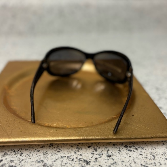 CHANEL 5116-Q c501/86 Black with Brown Quilt Arms sunglasses - Picture 13 of 16